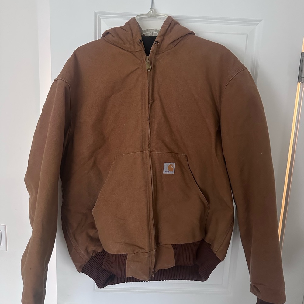 Carhartt Men's Brown Hooded Jacket